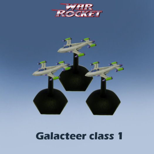 Galacteer Class 1 (pack of 3 rockets)